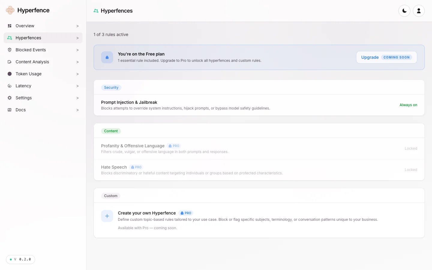 Hyperfence screenshot 1