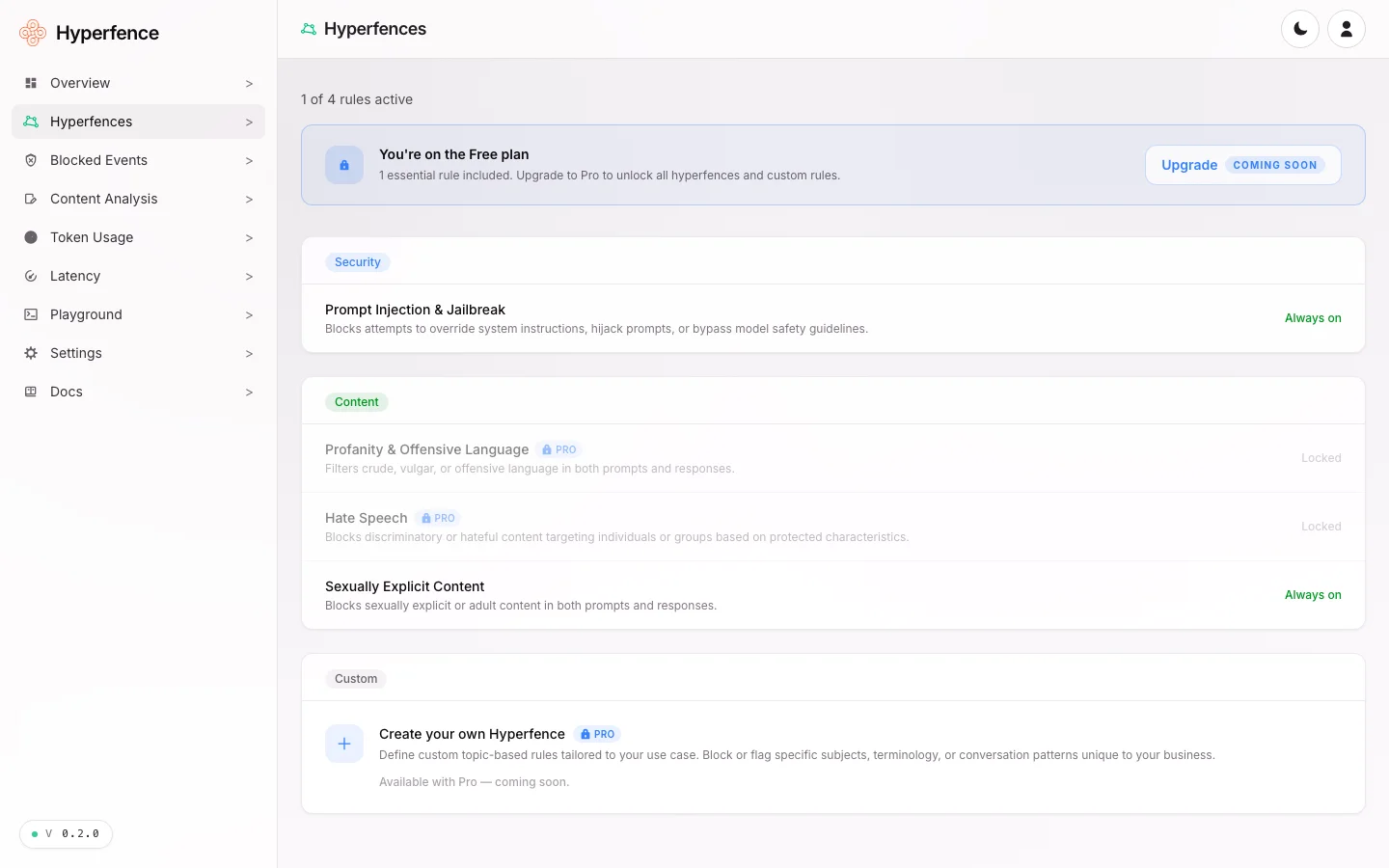 Hyperfence screenshot 2