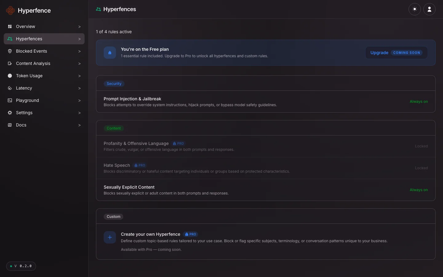 Hyperfence screenshot 2